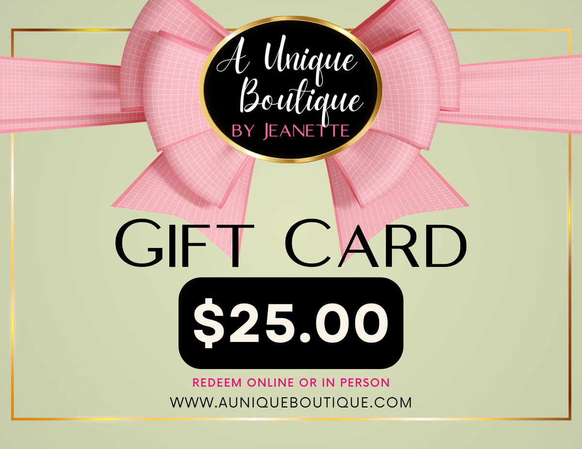 A Unique Boutique Gift Card