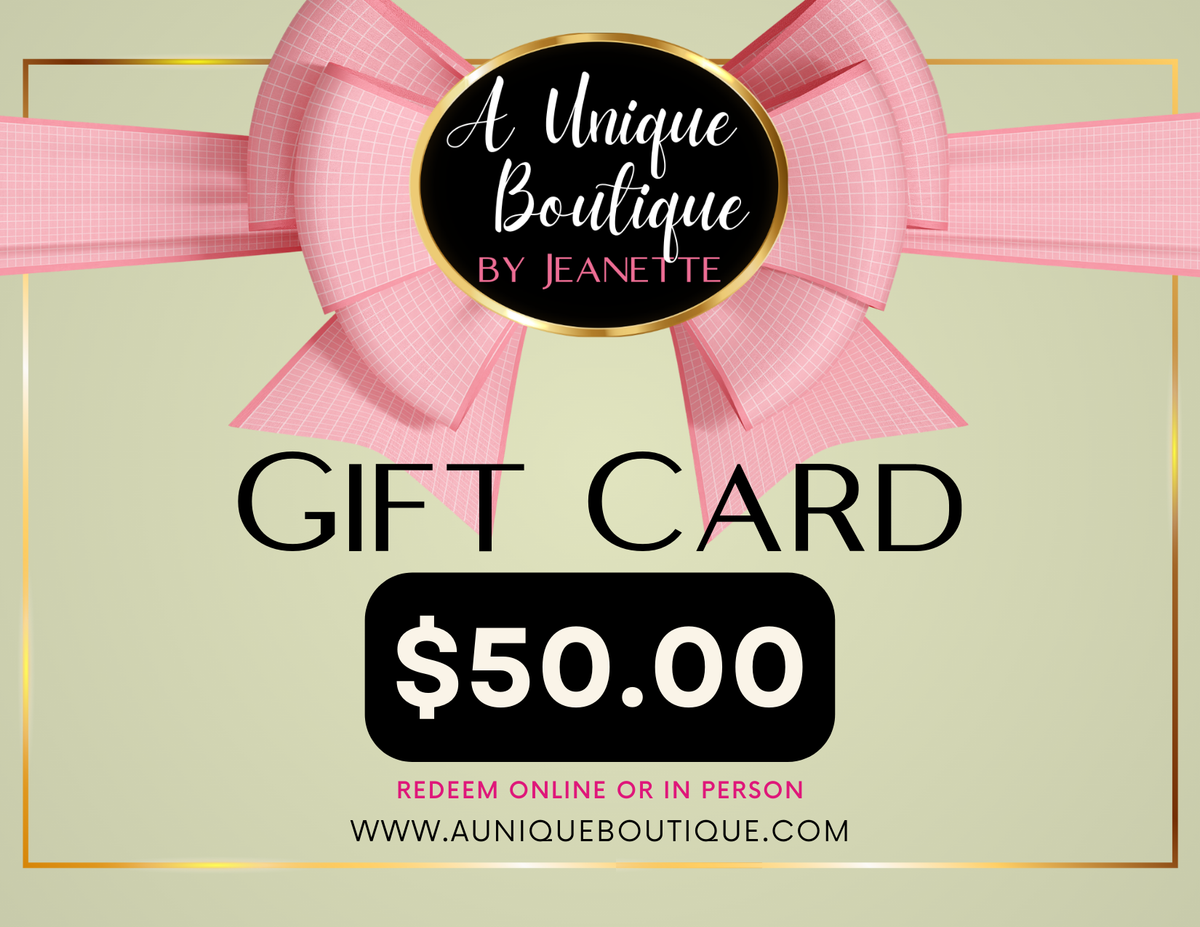 A Unique Boutique Gift Card