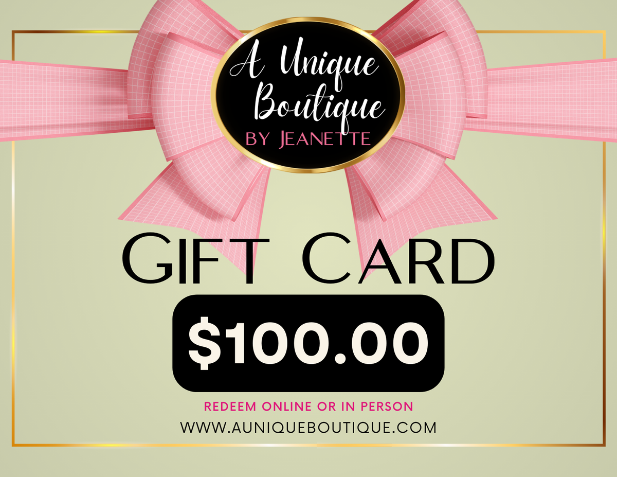 A Unique Boutique Gift Card