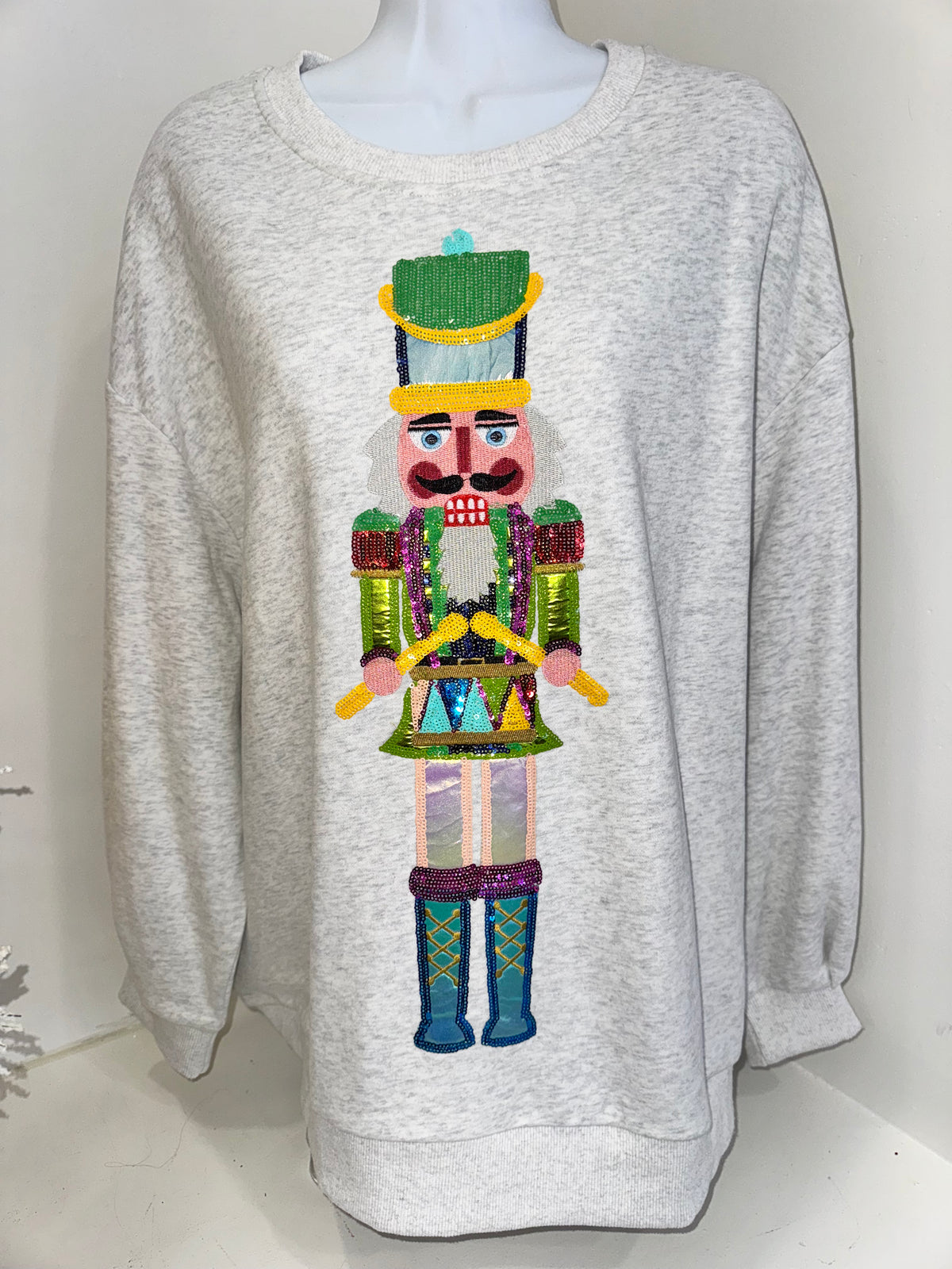 Queen of Sparkle - Grey Nutcracker Sweatshirt