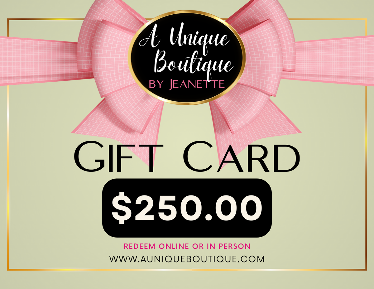 A Unique Boutique Gift Card