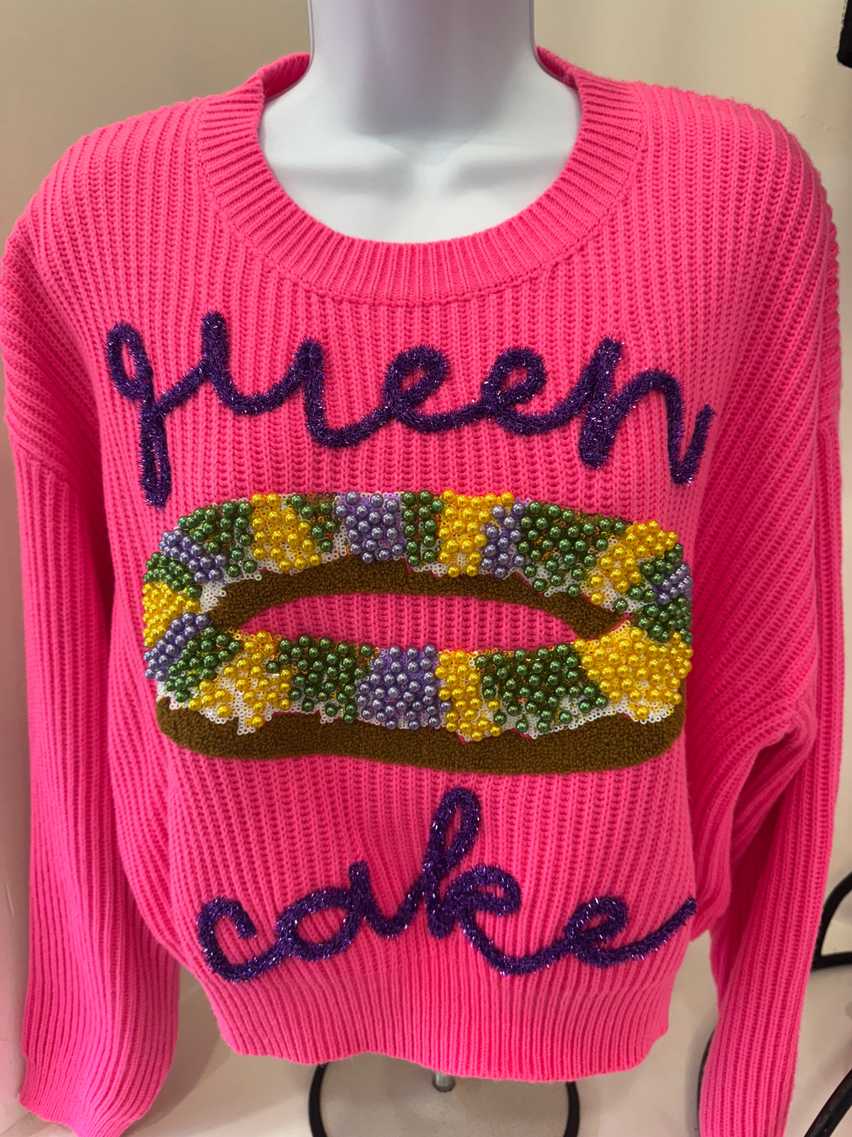 Queen of Sparkles-Queen Cake Sweater