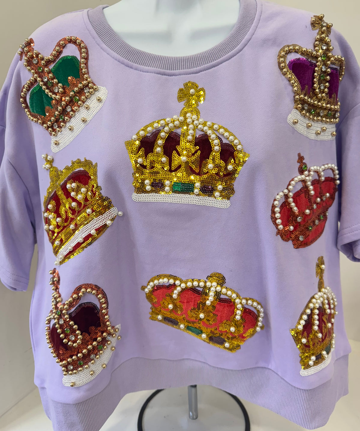 Queen of Sparkles-Crowns Sweatshirt