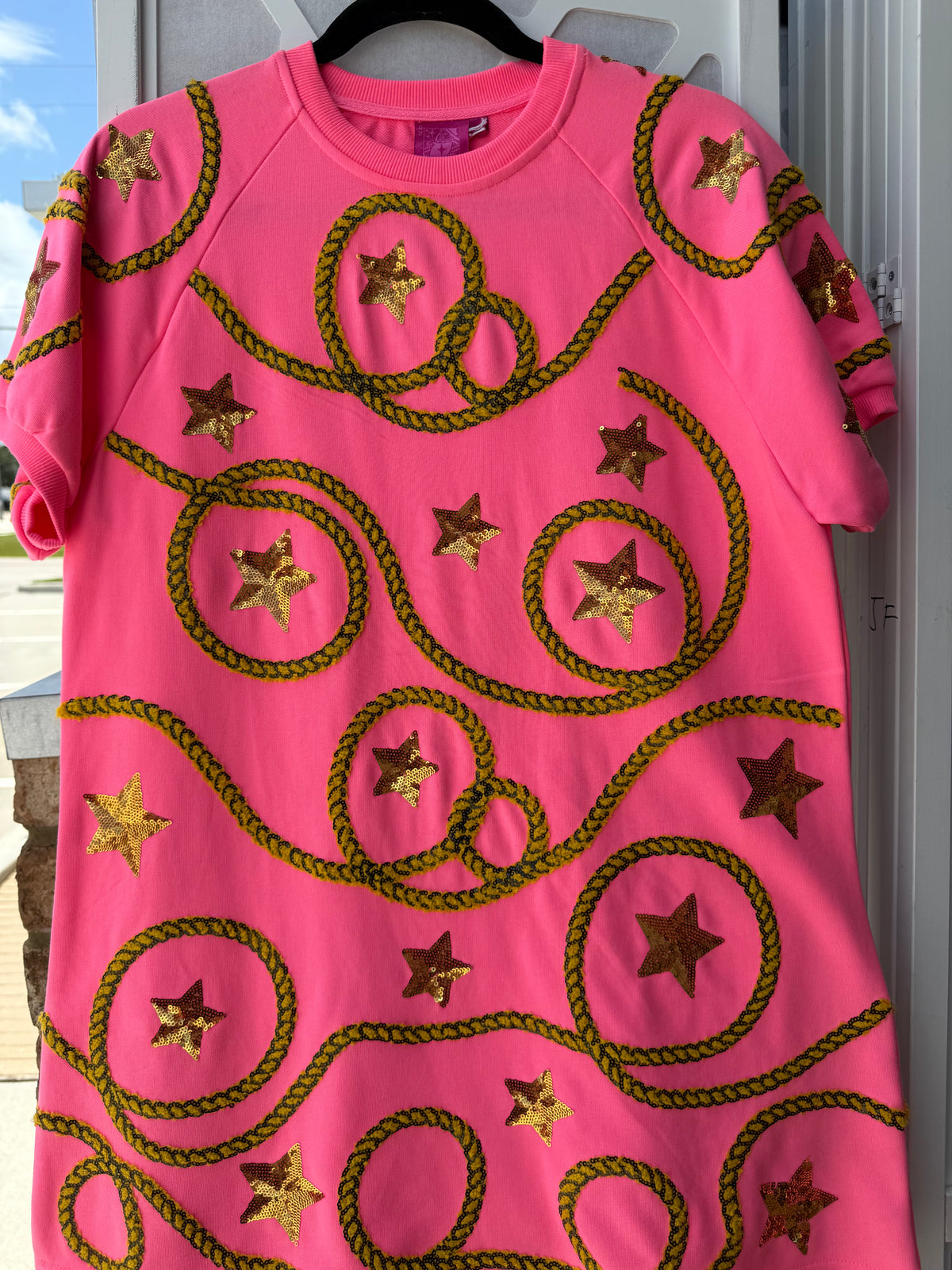 Queen of Sparkles - Pink Rope Rodeo Dress