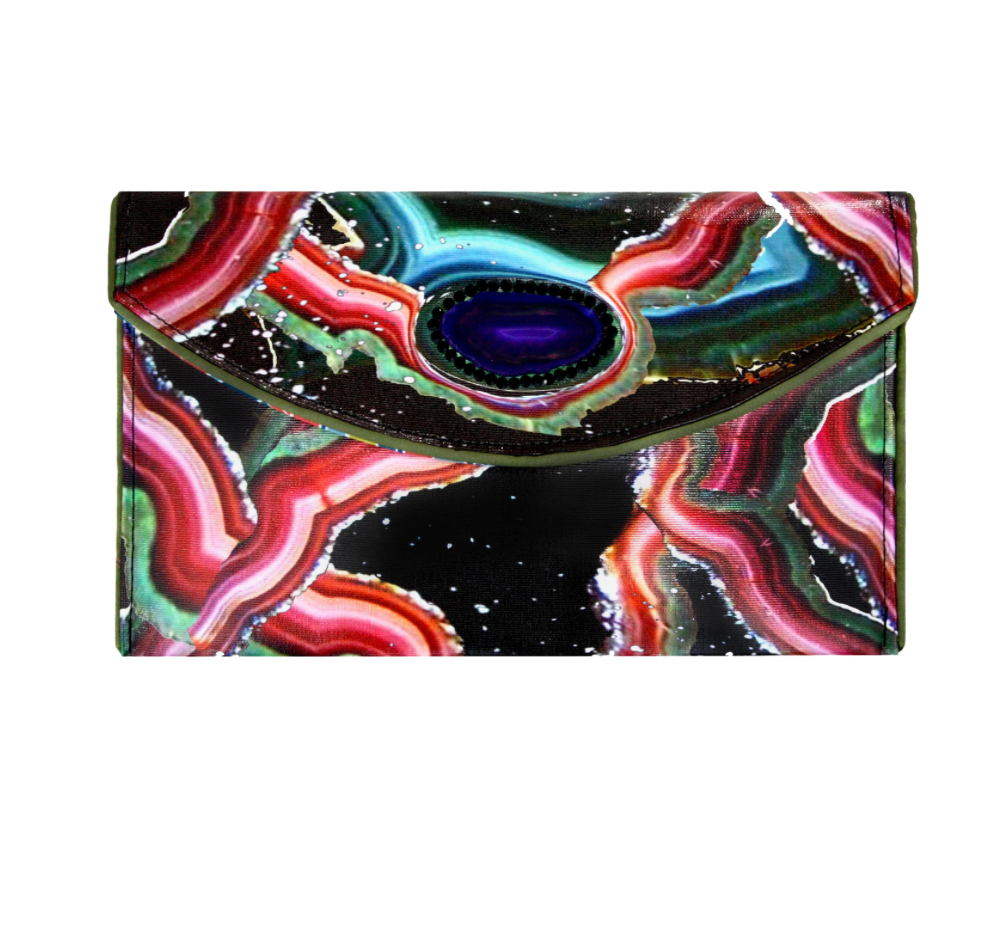 Kent Stetson - Black Geode Purse