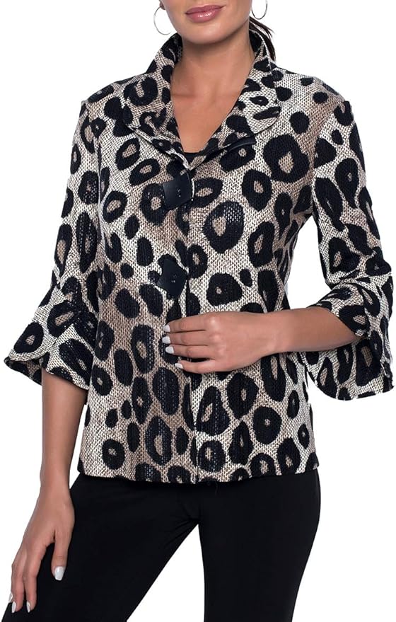 Frank Lyman Leopard Print Jacket