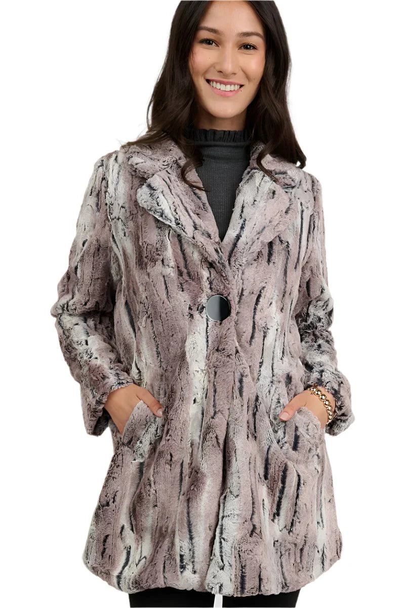 Ivy Jane - Faux Mountain Fox Coat