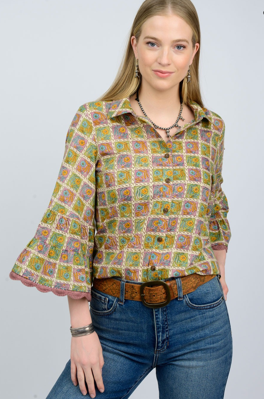 Sister Mary - Luz Button Up Fall Top